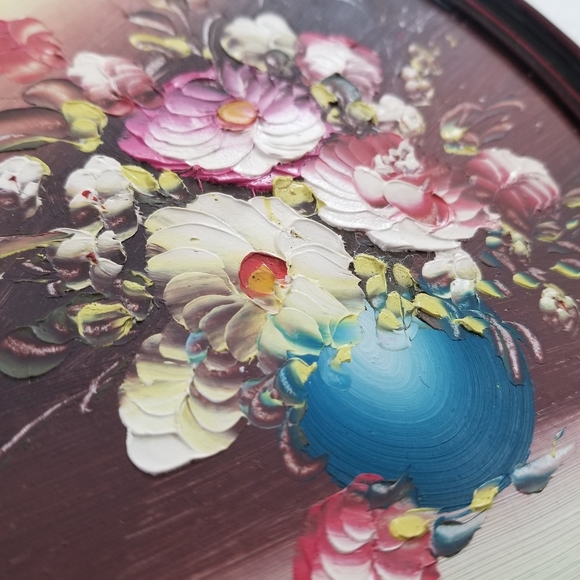 SOLD🌈1970s Genuine Oil Painting - Picture 3 of 10